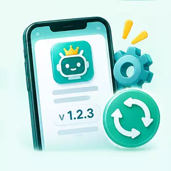 BC博粹APP版本更新示意圖