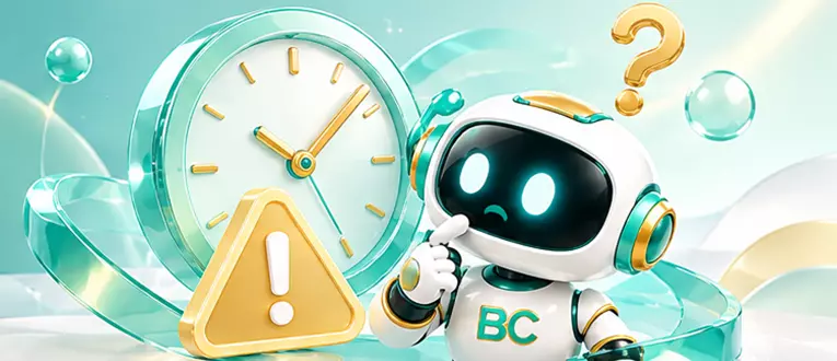 BC博粹銀行帳戶處理時間示意圖