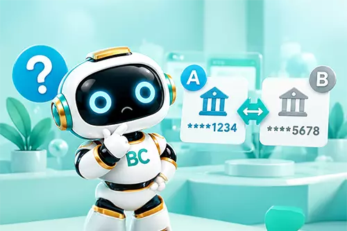 BC博粹銀行入帳帳戶比對示意圖