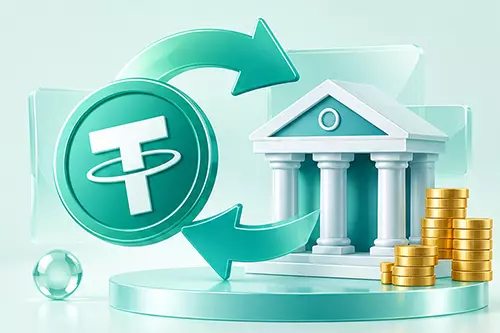 BC博粹USDT與銀行儲值方式轉換示意圖