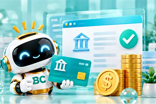 BC博粹銀行卡儲值完成確認示意圖